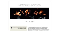 Desktop Screenshot of matthewrobinsonwrites.com